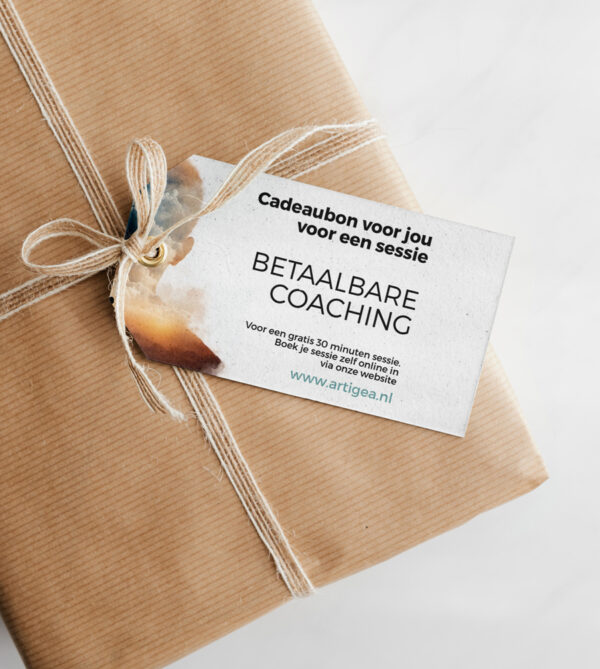 Cadeaubon korte coachingsessie ter waarde van 38 euro